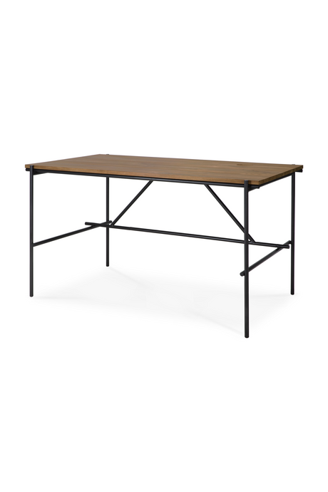 Solid Teak Desk | Ethnicraft Oscar | Oroa.com