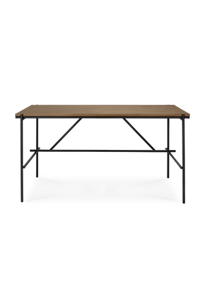 Solid Teak Desk | Ethnicraft Oscar | Oroa.com