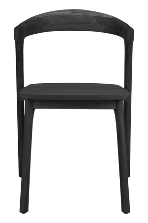 Black Teak Outdoor Dining Chair | Ethnicraft Bok | Oroa.com