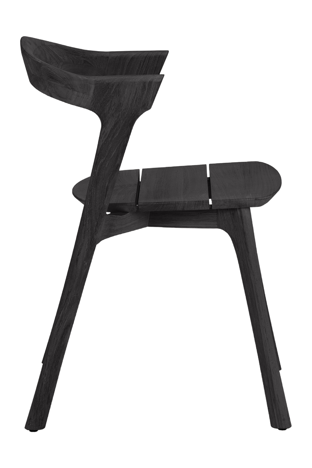 Black Teak Outdoor Dining Chair | Ethnicraft Bok | Oroa.com