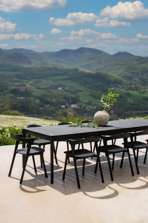 Black Teak Outdoor Dining Chair | Ethnicraft Bok | Oroa.com