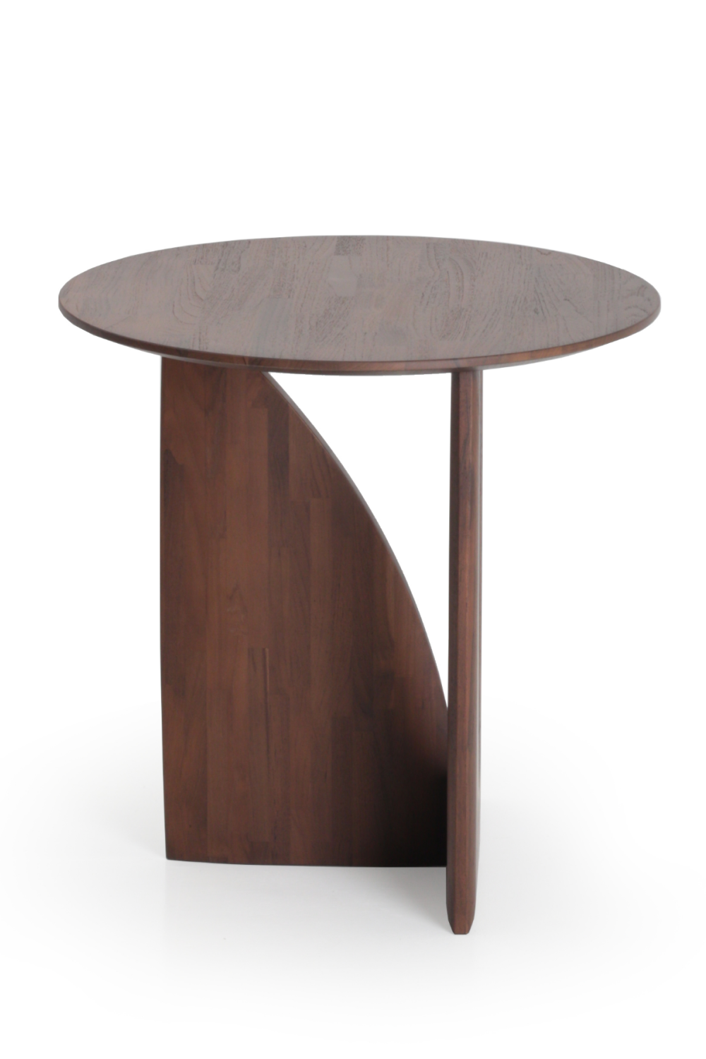 Modern Varnished Side Table | Ethnicraft Geometric | OROA.com