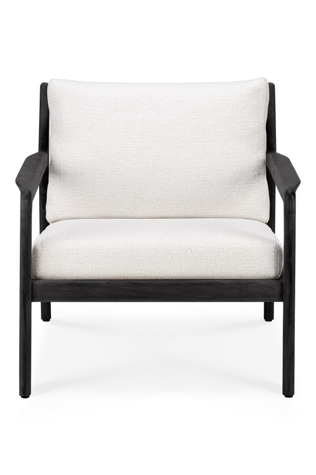 Black Teak Outdoor Lounge Chair | Ethnicraft Jack | Oroa.com