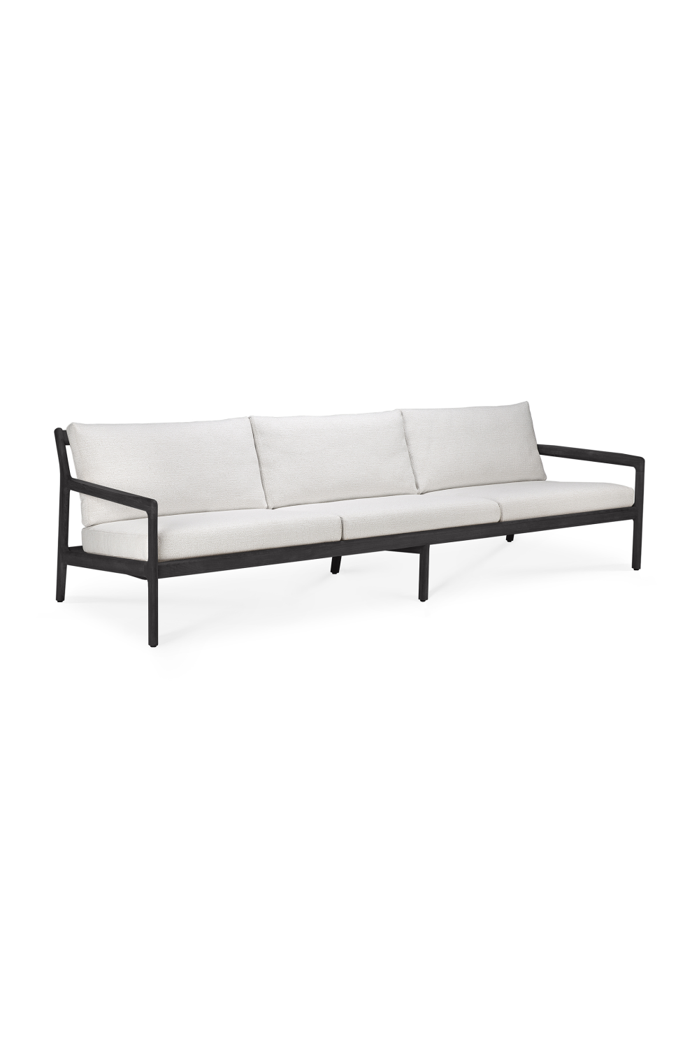Black Teak 3+ Seater Outdoor Sofa | Ethnicraft Jack | Oroa.com