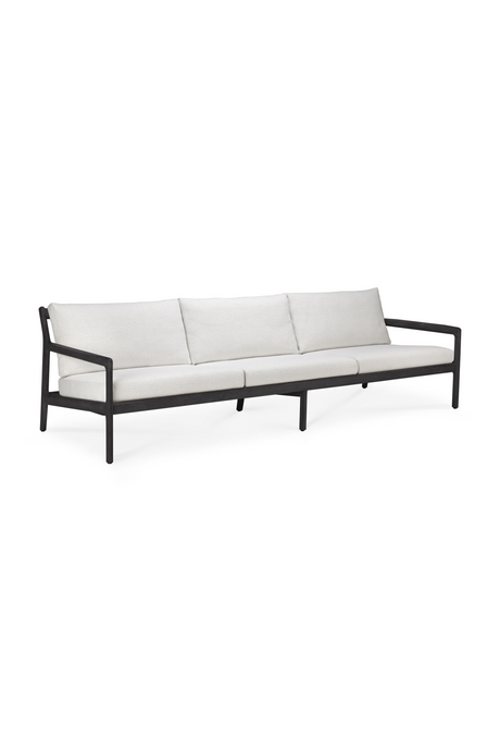 Black Teak 3+ Seater Outdoor Sofa | Ethnicraft Jack | Oroa.com