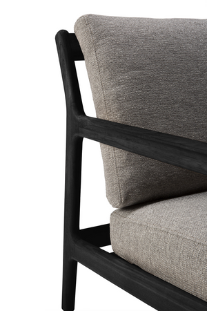 Black Teak Outdoor Lounge Chair | Ethnicraft Jack | Oroa.com