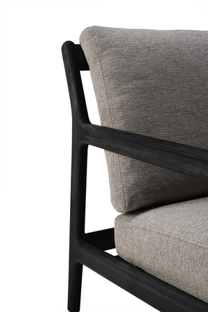 Black Teak 3+ Seater Outdoor Sofa | Ethnicraft Jack | Oroa.com