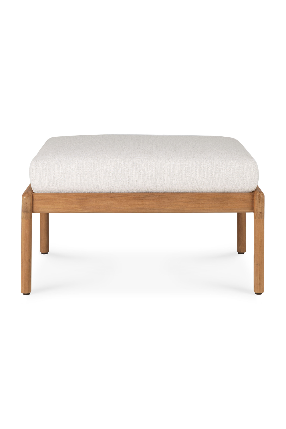 Natural Teak Outdoor Ottoman | Ethnicraft Jack | Oroa.com
