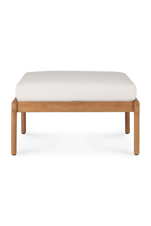 Natural Teak Outdoor Ottoman | Ethnicraft Jack | Oroa.com