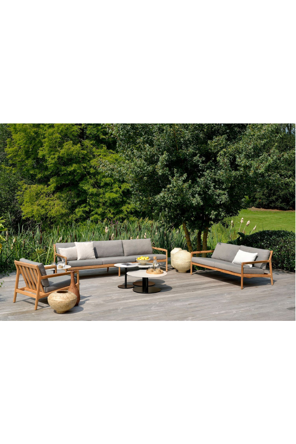 Teak Outdoor 2-Seater Sofa | Ethnicraft Jack | OROA.COM