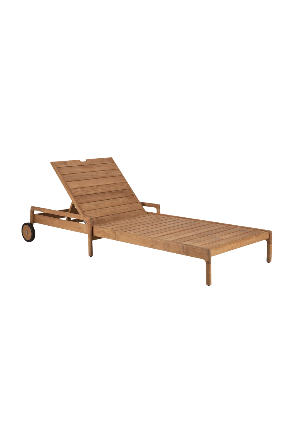 Teak Adjustable Outdoor Lounger | Ethnicraft Jack | OROA.COM