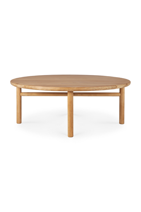   Round Slatted Outdoor Coffee Table | Oroa.com