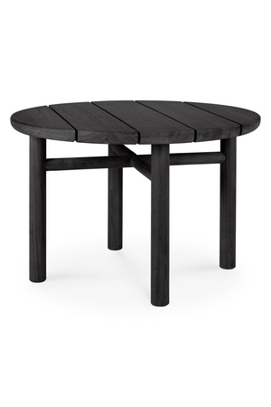 Black Teak Outdoor Coffee Table | Ethnicraft Quatro | Oroa.com