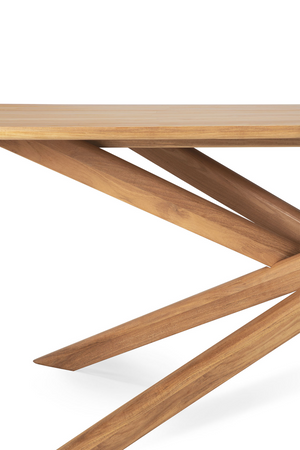 Modern Teak Outdoor Dining Table | Ethnicraft Mikado | OROA.COM