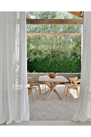 Modern Teak Outdoor Dining Table | Ethnicraft Mikado | OROA.COM