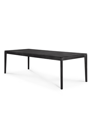 Black Teak Outdoor Dining Table | Ethnicraft Bok | OROA.COM