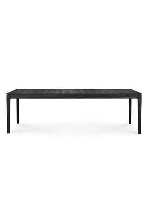 Black Teak Outdoor Dining Table | Ethnicraft Bok | OROA.COM
