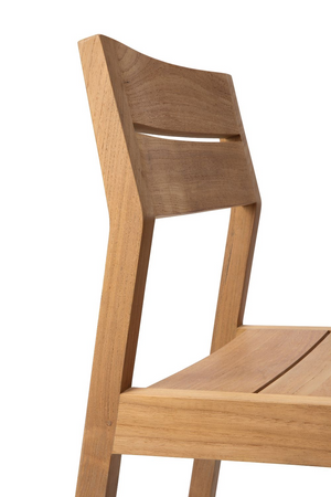 Solid Teak Outdoor Dining Chair | Ethnicraft EX 1 | OROA.com