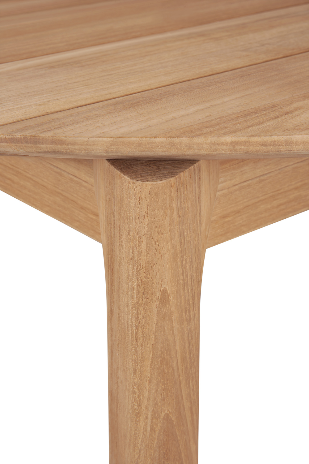 Round Teak Outdoor Dining Table | Ethnicraft Bok | Oroa.com