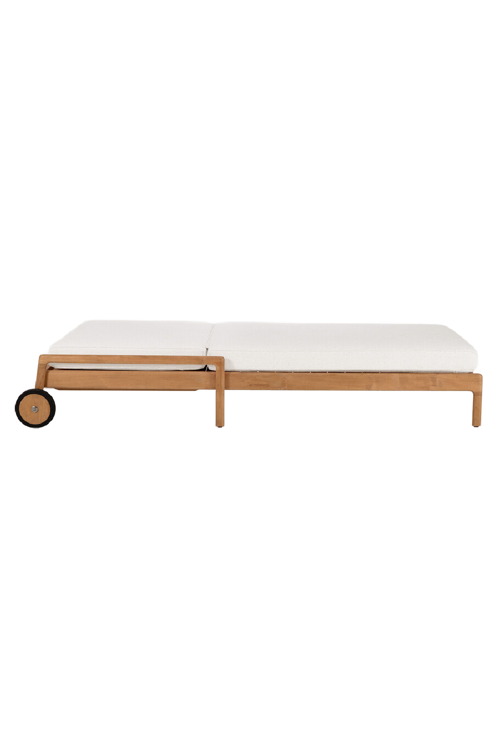 Teak-Framed Outdoor Adjustable Lounger | Ethnicraft Jack | Oroa.com