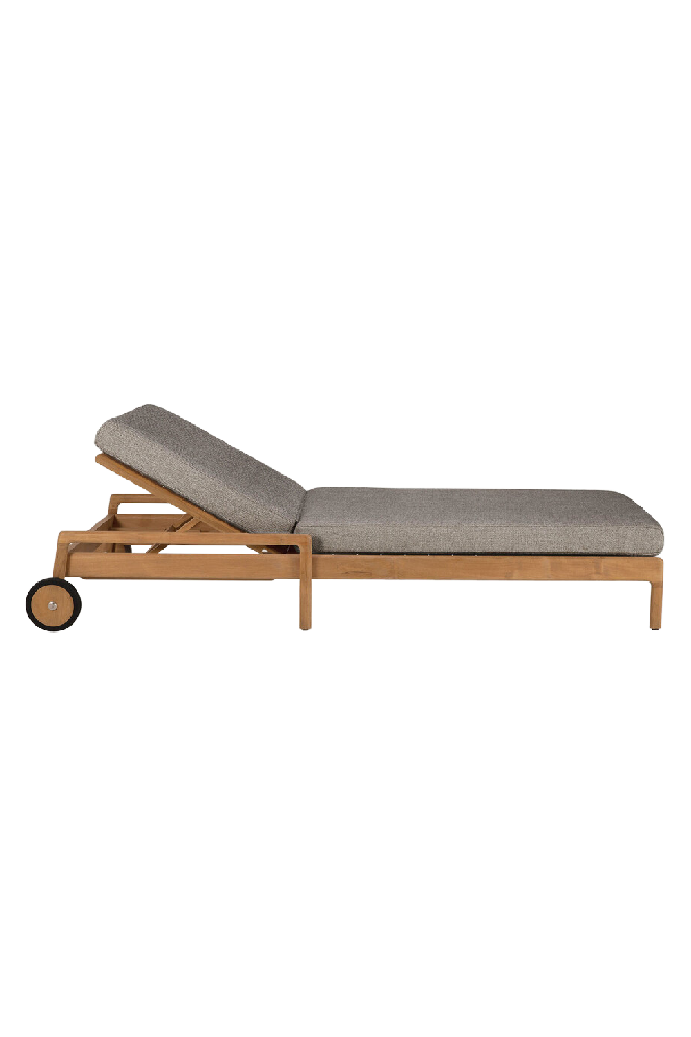 Teak-Framed Outdoor Adjustable Lounger | Ethnicraft Jack | Oroa.com