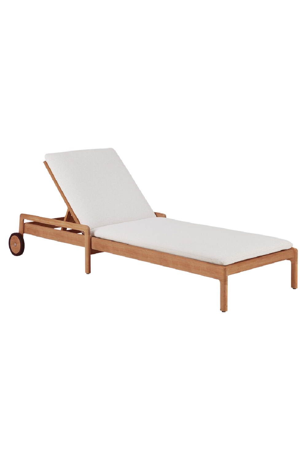 Cushioned Outdoor Adjustable Lounger | Ethnicraft Jack | Oroa.com