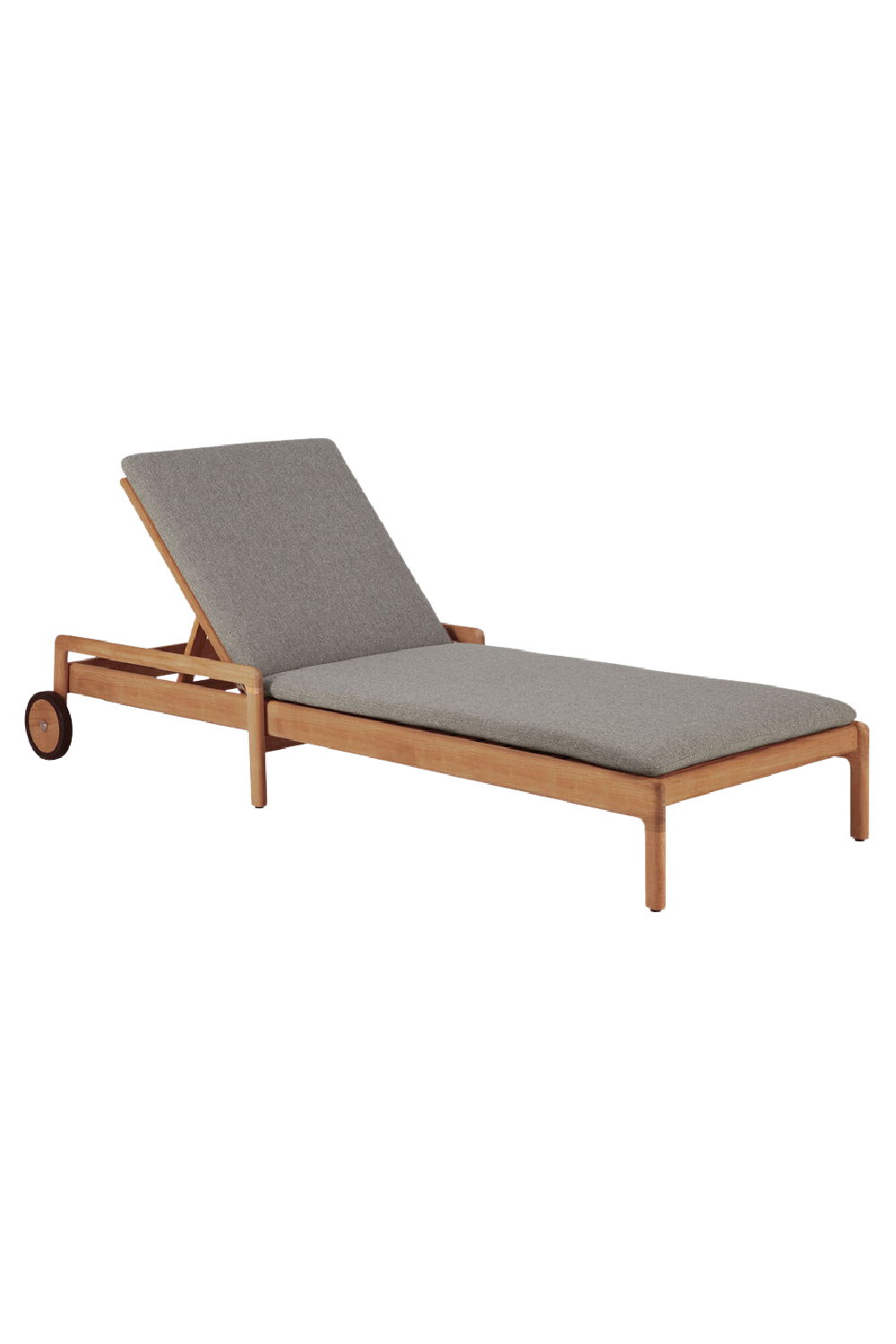 Cushioned Outdoor Adjustable Lounger | Ethnicraft Jack | Oroa.com