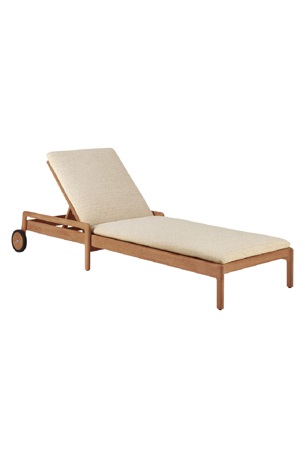 Cushioned Outdoor Adjustable Lounger | Ethnicraft Jack | Oroa.com