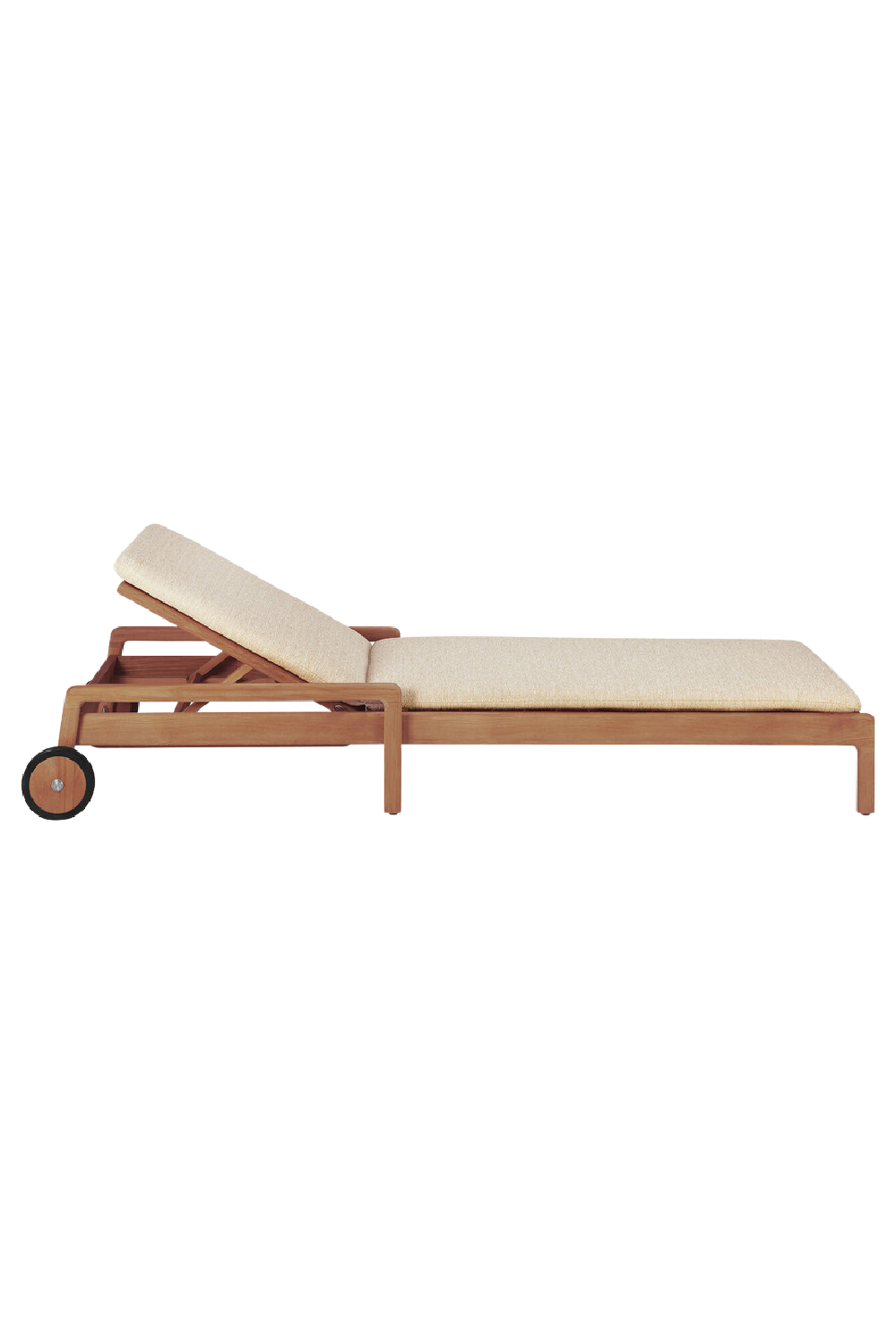 Cushioned Outdoor Adjustable Lounger | Ethnicraft Jack | Oroa.com