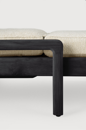 Black-Framed Outdoor Adjustable Lounger | Ethnicraft Jack | Oroa.com