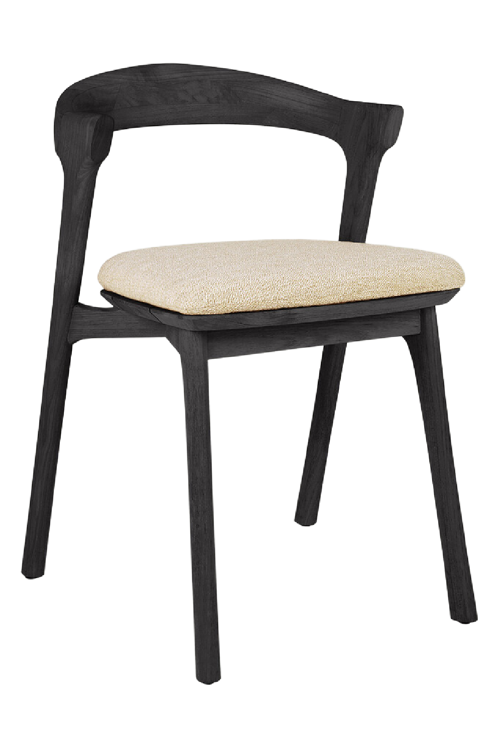 Black Teak Outdoor Dining Chair | Ethnicraft Bok | Oroa.com