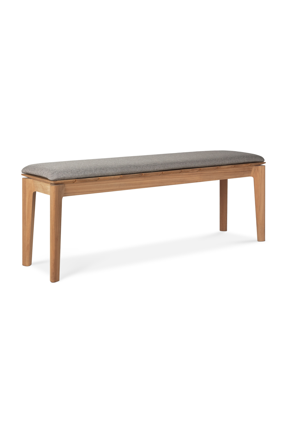 2-Seater Teak Cushioned Outdoor Bench | Ethnicraft Bok | Oroa.com