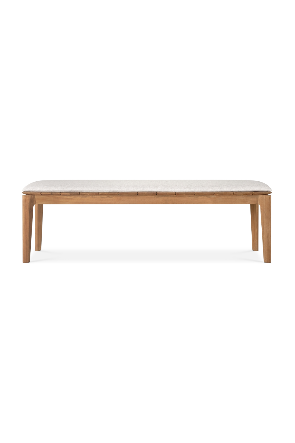 3-Seater Teak Cushioned Outdoor Bench | Ethnicraft Bok | Oroa.com