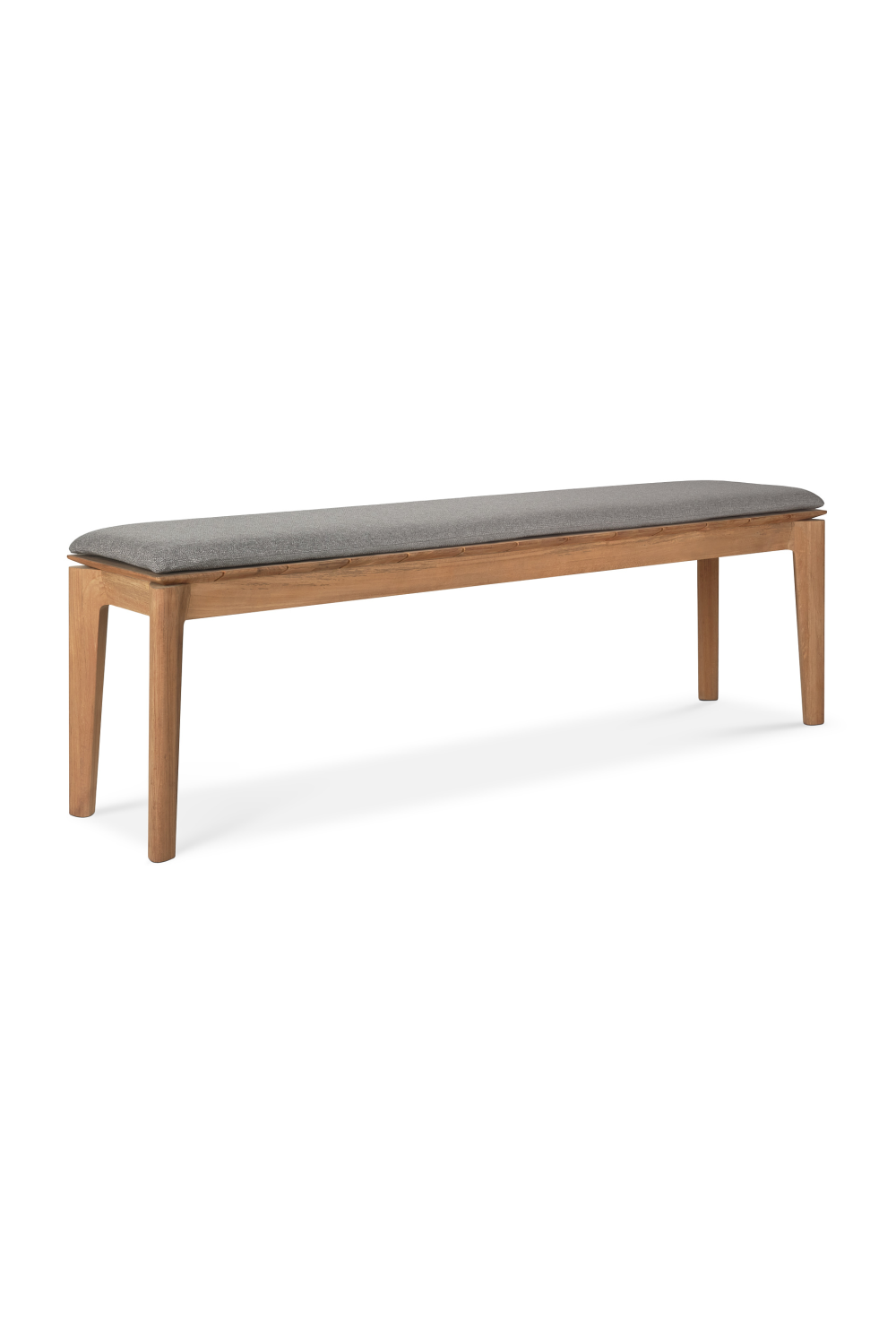 3-Seater Teak Cushioned Outdoor Bench | Ethnicraft Bok | Oroa.com