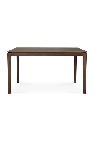 Teak Brown Minimalist Dining Table | Ethnicraft Bok | Oroa.com