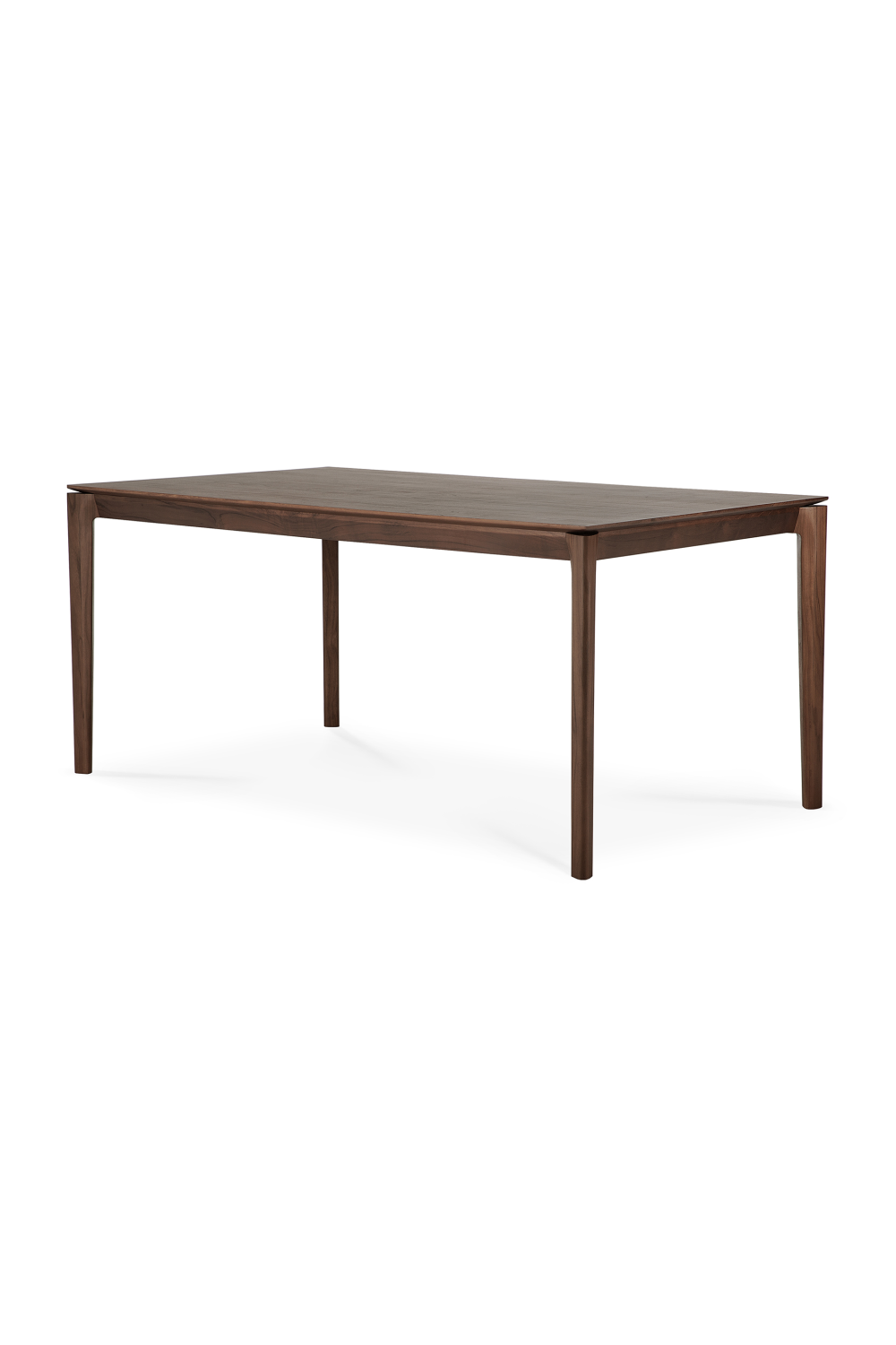 Teak Brown Minimalist Dining Table | Ethnicraft Bok | Oroa.com