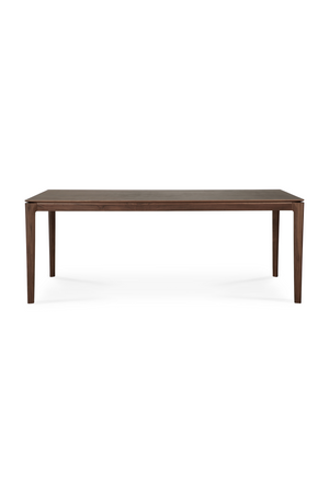 Teak Brown Minimalist Dining Table | Ethnicraft Bok | Oroa.com