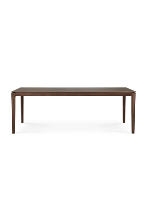 Teak Brown Minimalist Dining Table | Ethnicraft Bok | Oroa.com