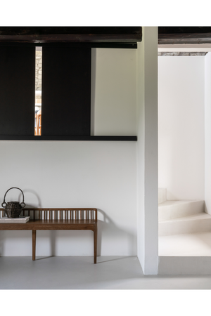 Modern Nordic Teak Bench | Ethnicraft Spindle | Oroa.com