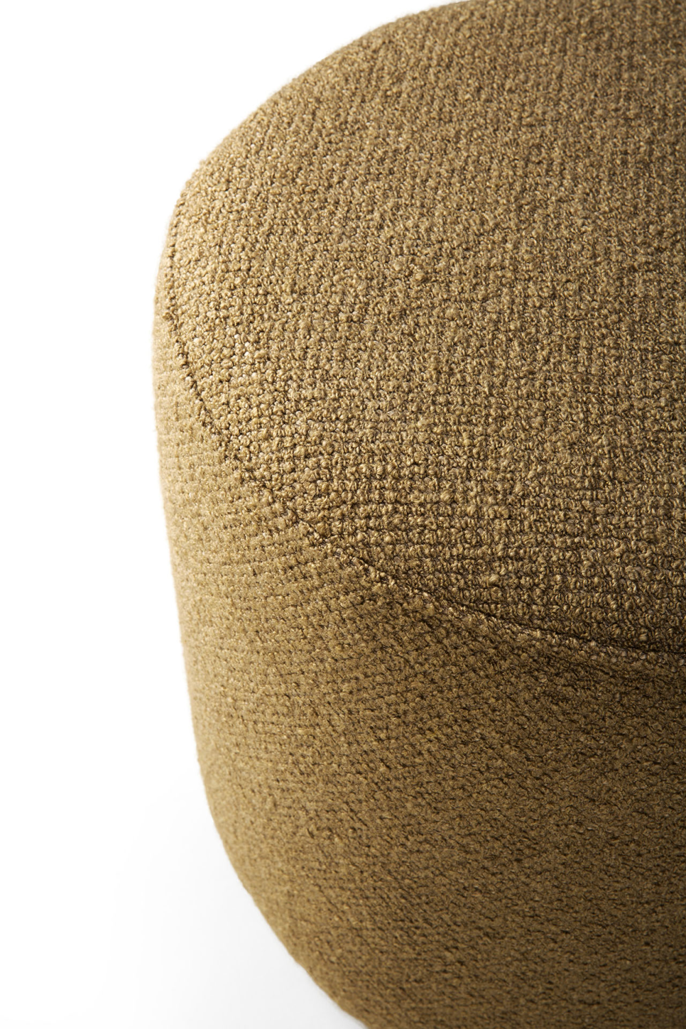 Round Fabric Pouf | Ethnicraft  Barrow | OROA.com