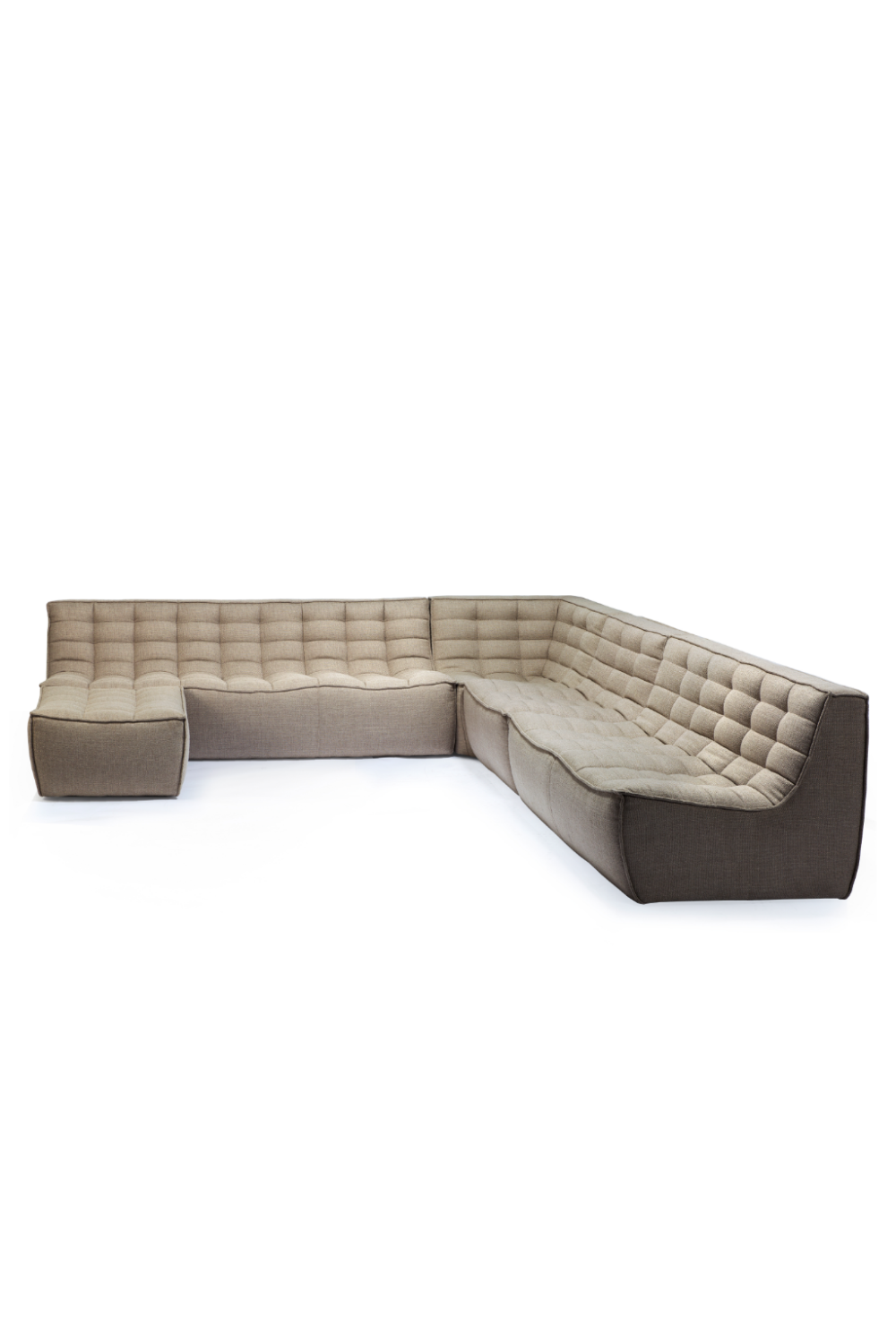 Curved Upholstered Sofa | Ethnicraft N701 | OROA.COM
