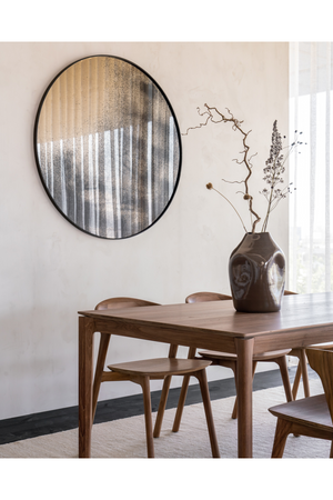 Aged Round Mirror | Ethnicraft Aged | Oroa.com