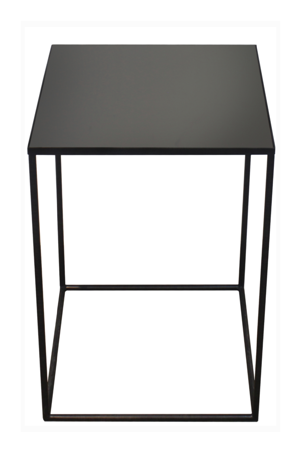 Black Metal Side Table Ethnicraft Square European OROA