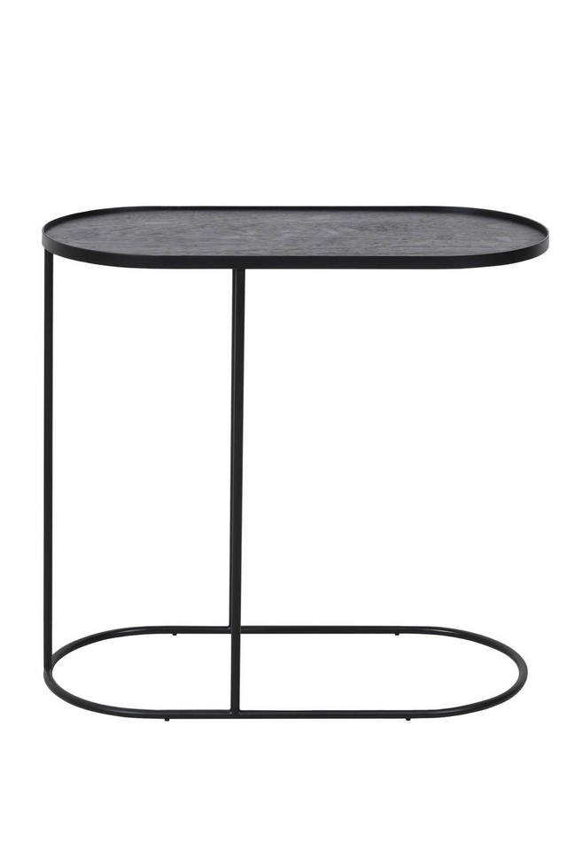Black Tray Side Table | Ethnicraft Oblong | OROA.com