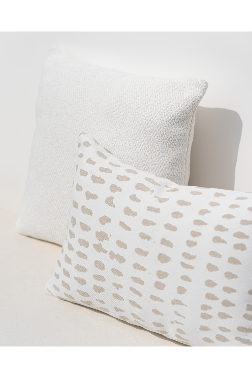 Printed Outdoor Cushions (2) | Ethnicraft White