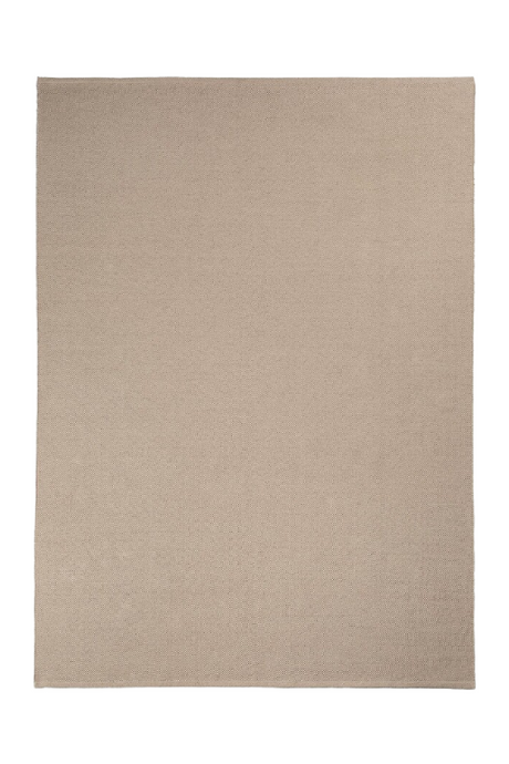 Traditional Brown Flat-Weaved Indoor/Outdoor Rug | Ethnicraft Nomad | Oroatrade.com