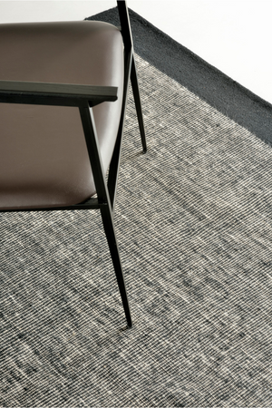 Gray Woven Wool Rug | Ethnicraft Dots | OROA.COM
