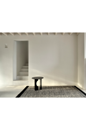 Gray Woven Wool Rug | Ethnicraft Dots | OROA.COM