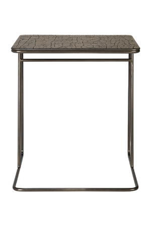 Metallic Modern End Table | Ethnicraft Ellipse | OROA.COM