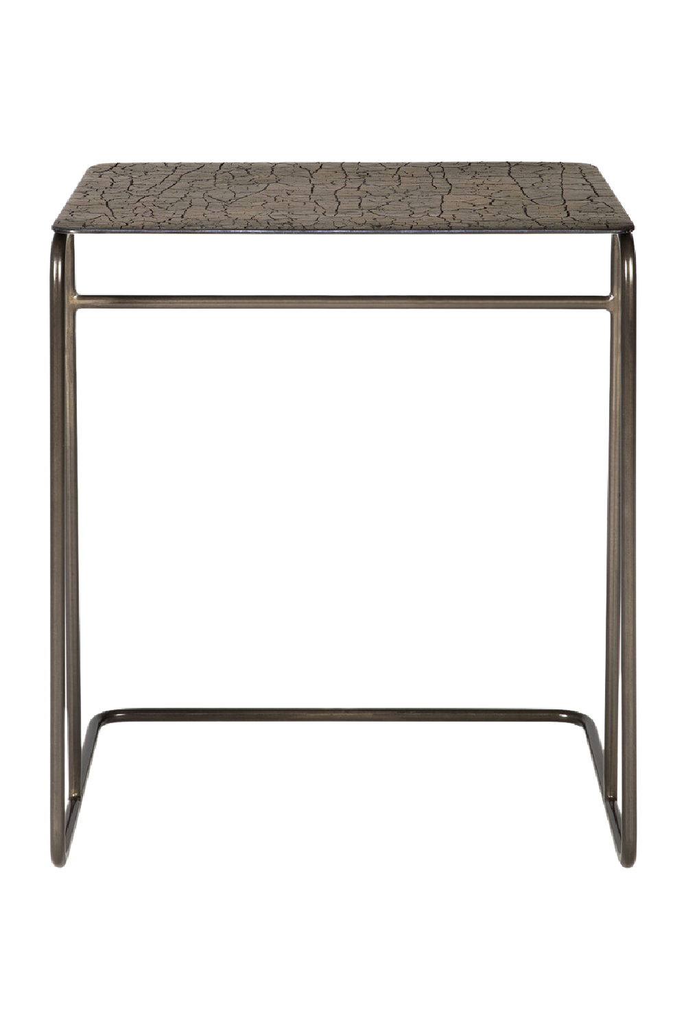 Metallic Modern End Table | Ethnicraft Ellipse | OROA.COM